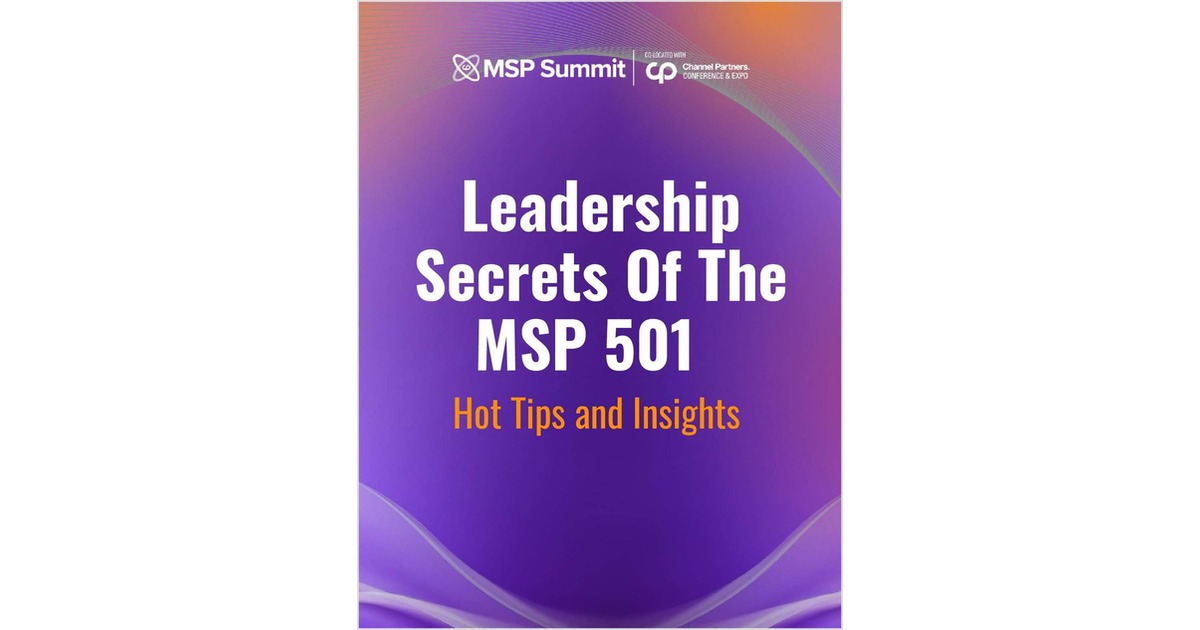 Leadership Secrets Of The MSP 501