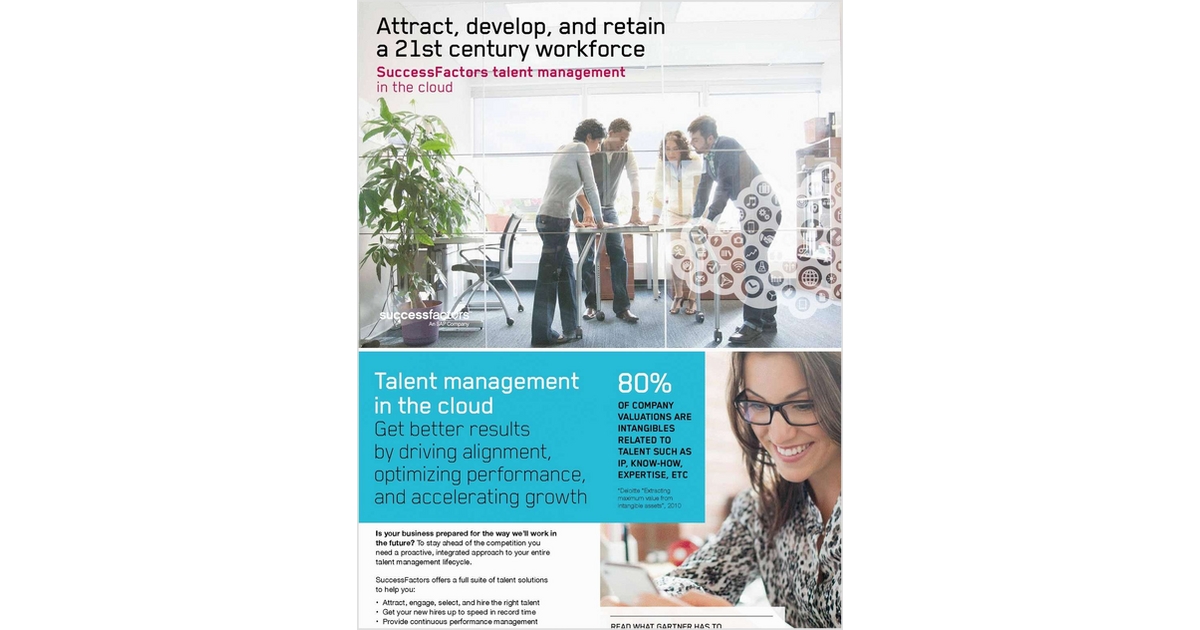 Attract, Develop, and Retain a 21st Century Workforce