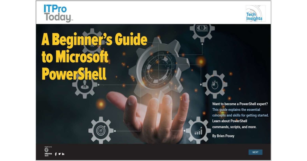 A Beginner's Guide to Microsoft PowerShell
