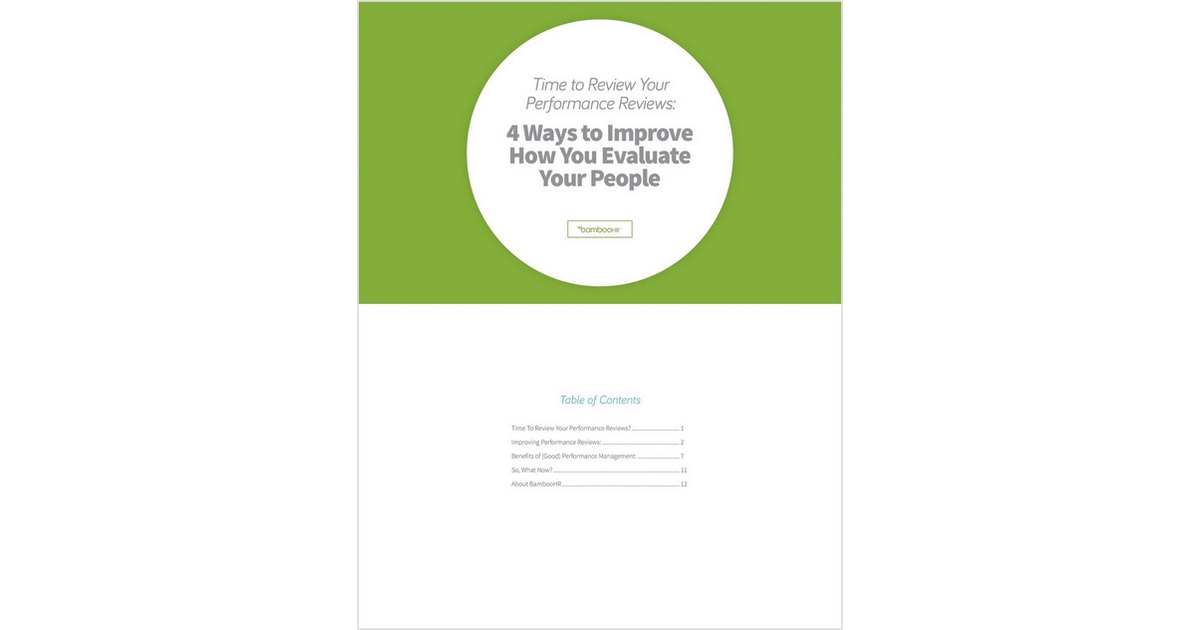 4 Ways To Improve How You Evaluate Your People