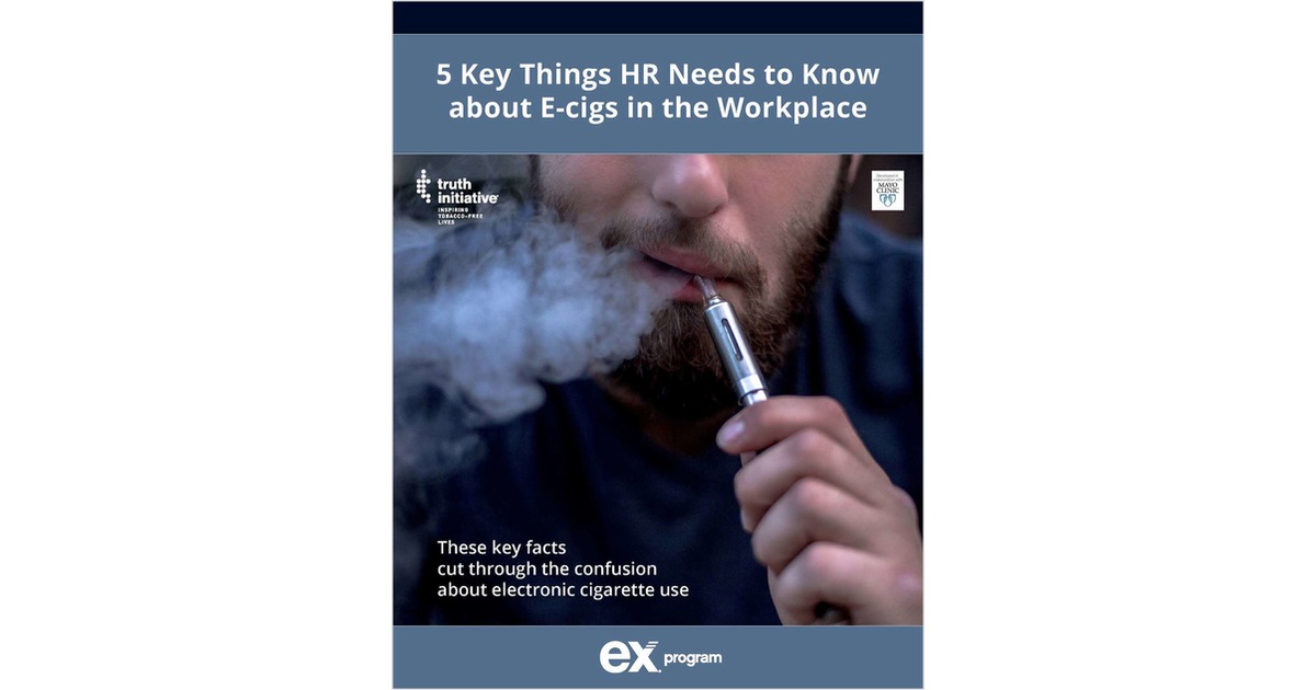 5 Things Employers Need to Know Now about E-cigarettes