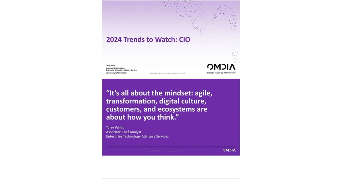 2024 Trends to Watch: CIO