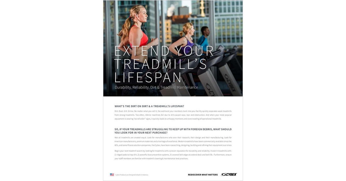 How to Extend Your Treadmill's Lifespan