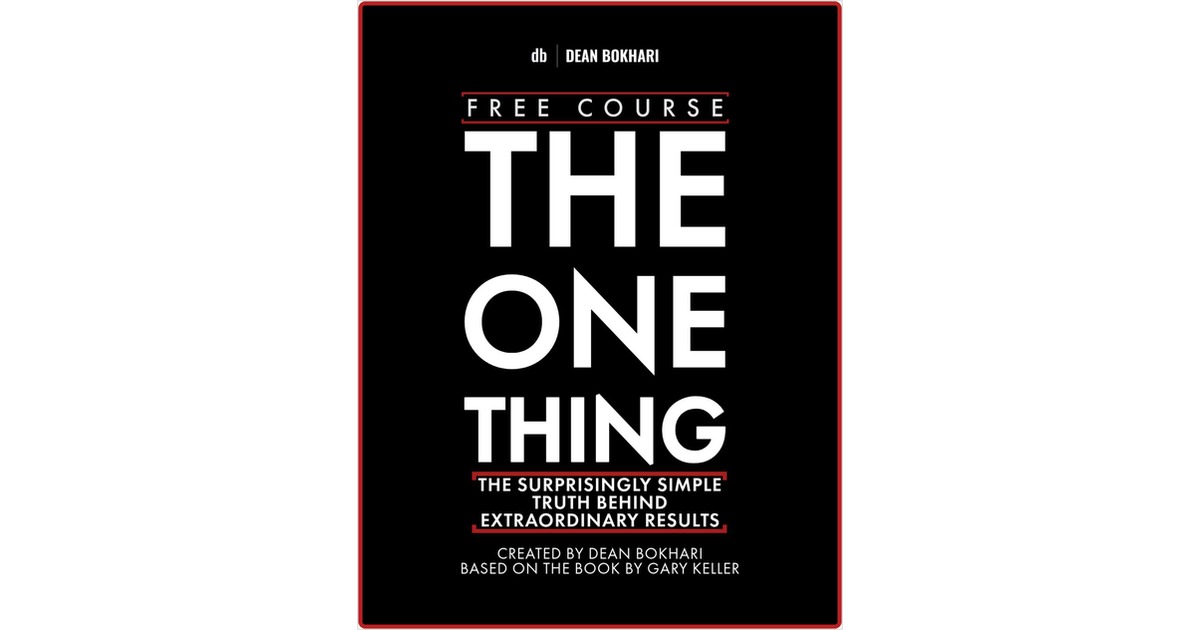 Course: The ONE Thing