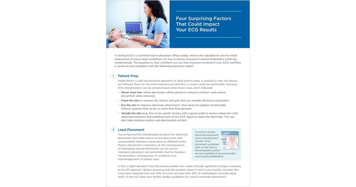 Four Surprising Factors that Could Impact Your ECG Results