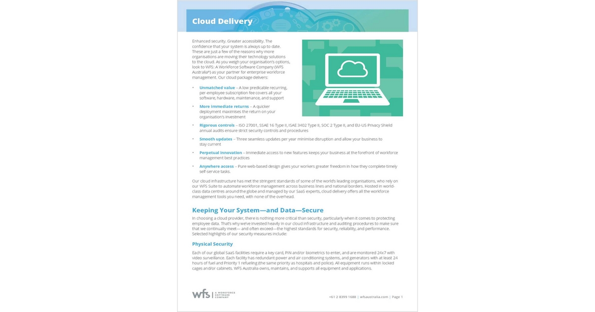 Cloud Delivery